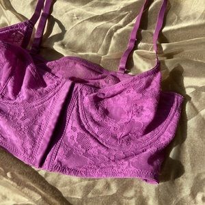 NWOT Free People Medium magenta bralette